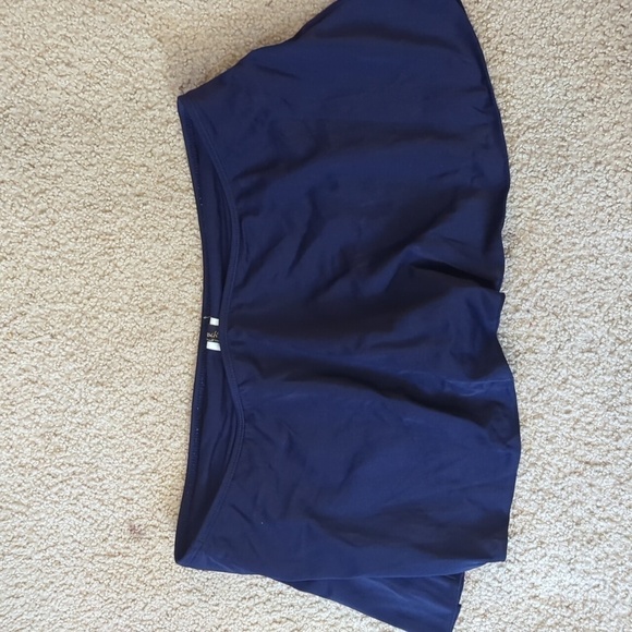 Beach Native Blue Tankini & Skirt Bikini Bottom Swimsuit Set Size 10 - Picture 6 of 10